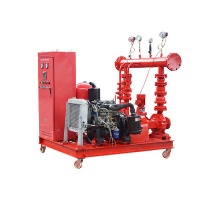 Good price مجموعة مضخة الحريق بالديزل الكهربائي 60hp مع مضخة الفارس 5.5kw مع مضخة كهربائية 50hp الانترنت