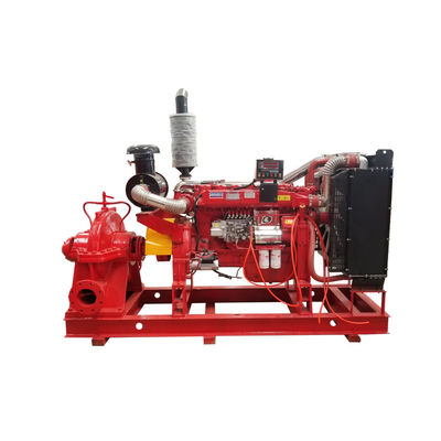 نظام مضخة مياه إطفاء الحرائق في حالات الطوارئ XBC مضخة حريق تعمل بالديزل 700GPM
