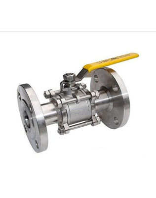 Good price SS304 SS316 CF8M ثلاث قطع شفة الكرة صمام مادة الحديد الزهر الانترنت