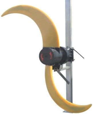 مضخة الخلاط الغاطسة QDT من Banana Impeller، مروحة تدفق منخفضة السرعة مع مخفض
