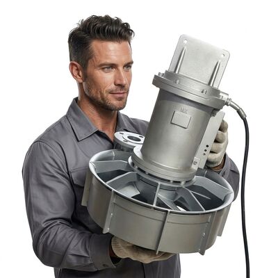 سعر جيد 0.37-22kW Submersible Mixer Cast Iron and Stainless Steel Suitable for Continuous Operation in Industrial Mixing Systems متصل