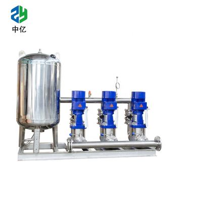 معدات مضخة إمداد المياه الرأسية / الأفقية لتحويل تردد الضغط غير السلبي لإمدادات المياه
