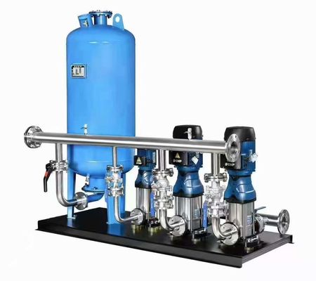 مضخة مياه معززة التردد معدات إمداد المياه 1 الاستعداد 1 بداية. مضخة المواد SS304 مع خزان الضغط والبيبلين