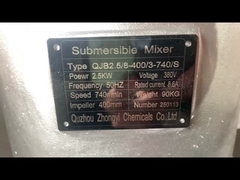 مضخة الخلاط الغارقة متعددة الاستخدامات من الحديد الصلب للتطبيقات الصناعية للخلط
